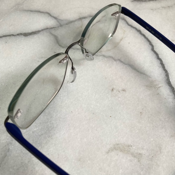 Silhouette Eyeglasses 5379 60 6063, 17-135, Blue, Made in Austria No Case. - Picture 6 of 8